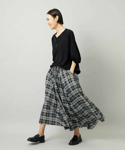 MICHEL KLEIN / ミッシェルクラン カットソー | シアー裏毛アクセントラメプルオーバー | 詳細20