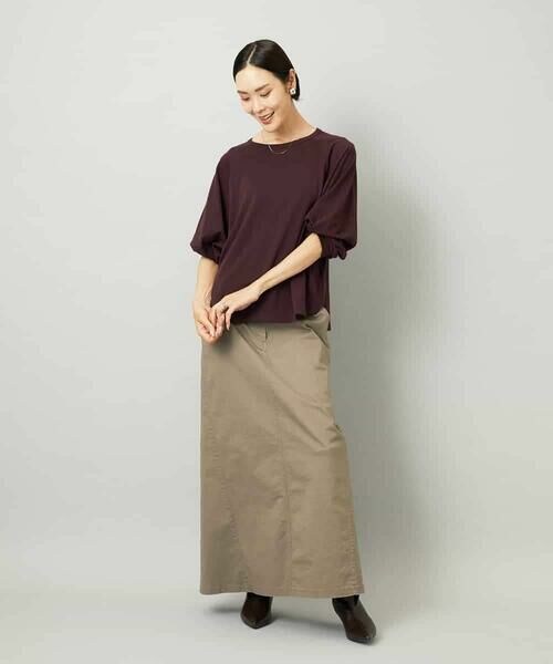 MICHEL KLEIN / ミッシェルクラン カットソー | シアー裏毛アクセントラメプルオーバー | 詳細4