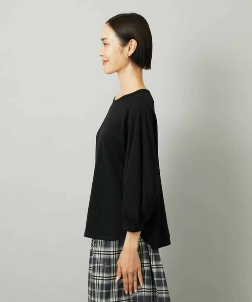 MICHEL KLEIN / ミッシェルクラン カットソー | シアー裏毛アクセントラメプルオーバー | 詳細8