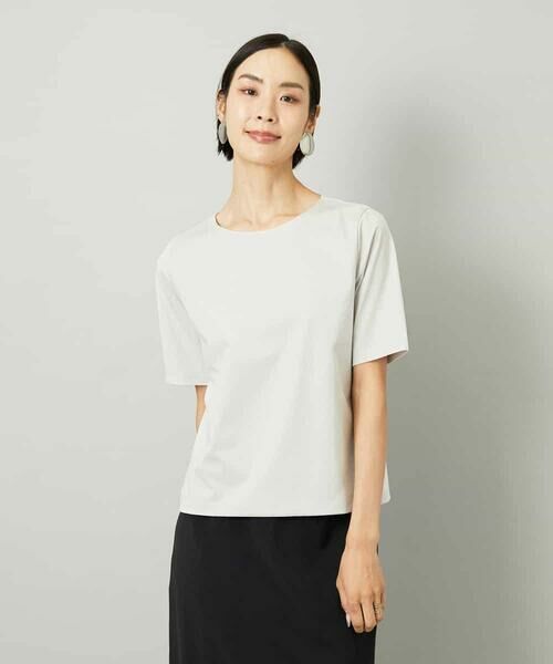 MICHEL KLEIN / ミッシェルクラン カットソー | クリーンフォルムTシャツ | 詳細1