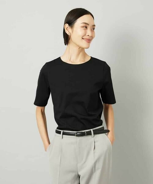 MICHEL KLEIN / ミッシェルクラン カットソー | クリーンフォルムTシャツ | 詳細10