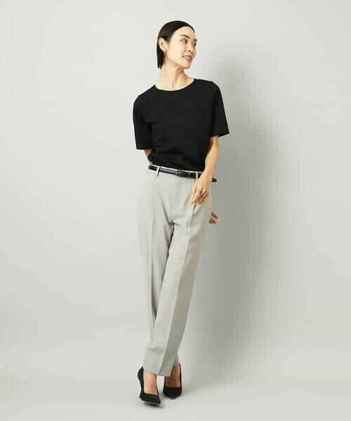 MICHEL KLEIN / ミッシェルクラン カットソー | クリーンフォルムTシャツ | 詳細14