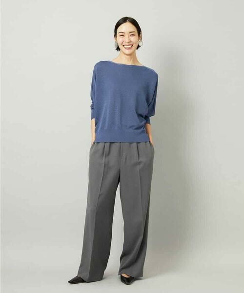 MICHEL KLEIN / ミッシェルクラン その他パンツ | コージーワイドパンツ | 詳細12