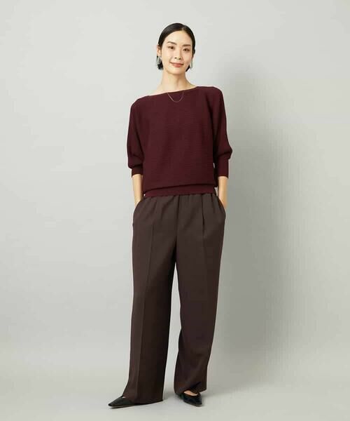 MICHEL KLEIN / ミッシェルクラン その他パンツ | コージーワイドパンツ | 詳細17