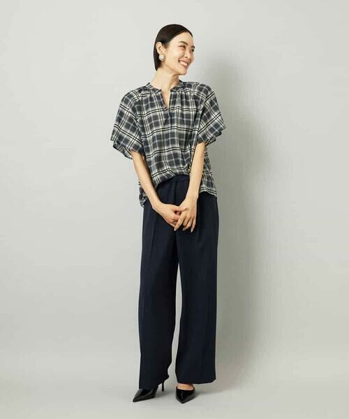 MICHEL KLEIN / ミッシェルクラン その他パンツ | コージーワイドパンツ | 詳細9