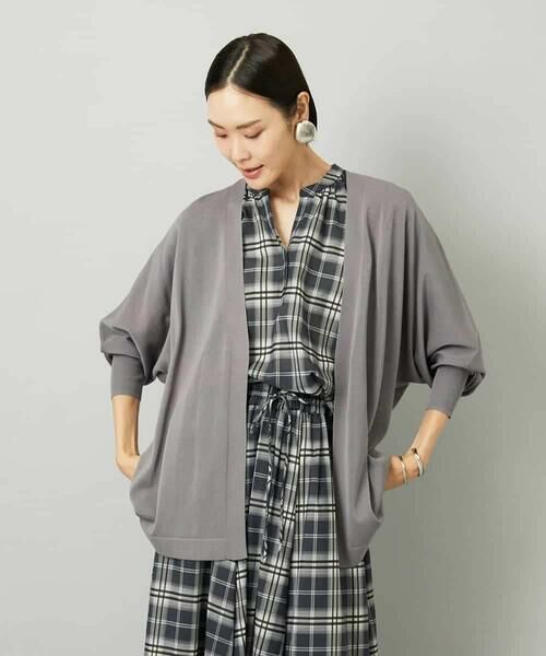 MICHEL KLEIN / ミッシェルクラン カーディガン・ボレロ | ドルマンスリーブトッパーカーディガン | 詳細1