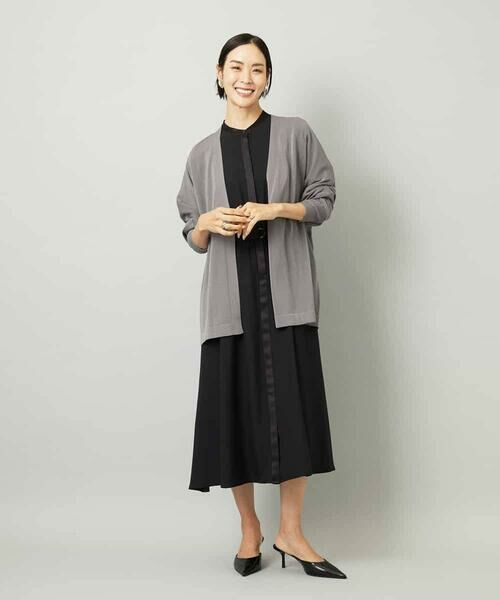 MICHEL KLEIN / ミッシェルクラン カーディガン・ボレロ | ドルマンスリーブトッパーカーディガン | 詳細10