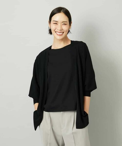 MICHEL KLEIN / ミッシェルクラン カーディガン・ボレロ | ドルマンスリーブトッパーカーディガン | 詳細14