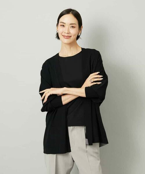 MICHEL KLEIN / ミッシェルクラン カーディガン・ボレロ | ドルマンスリーブトッパーカーディガン | 詳細15