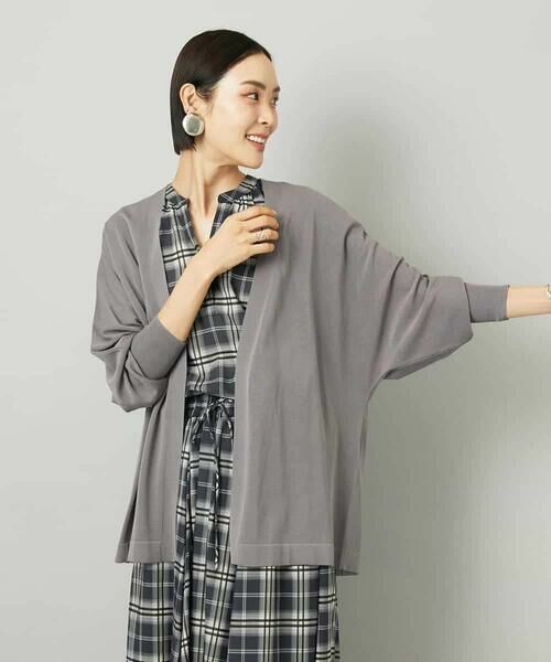 MICHEL KLEIN / ミッシェルクラン カーディガン・ボレロ | ドルマンスリーブトッパーカーディガン | 詳細2