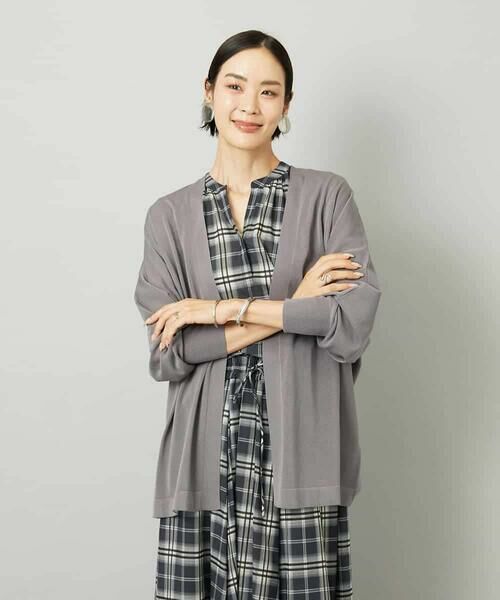 MICHEL KLEIN / ミッシェルクラン カーディガン・ボレロ | ドルマンスリーブトッパーカーディガン | 詳細3