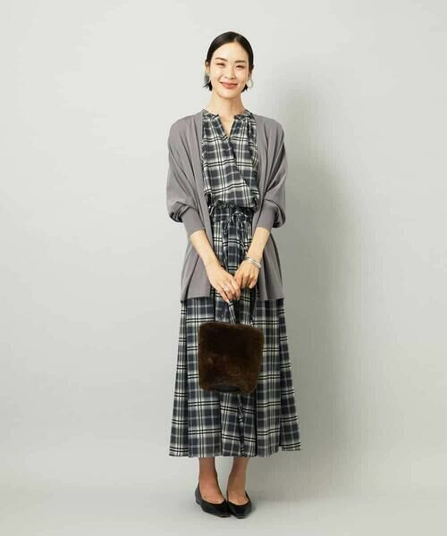 MICHEL KLEIN / ミッシェルクラン カーディガン・ボレロ | ドルマンスリーブトッパーカーディガン | 詳細4