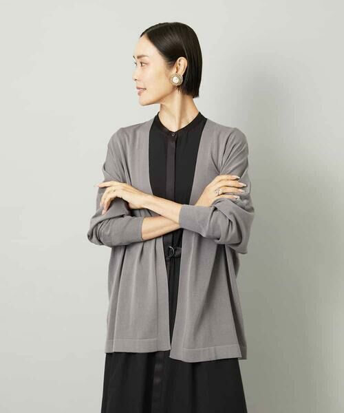 MICHEL KLEIN / ミッシェルクラン カーディガン・ボレロ | ドルマンスリーブトッパーカーディガン | 詳細8