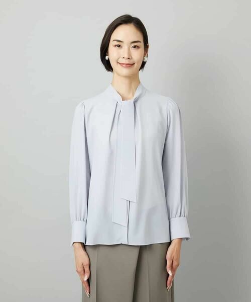 MICHEL KLEIN / ミッシェルクラン シャツ・ブラウス | ボウタイブラウス | 詳細12