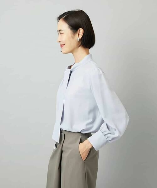 MICHEL KLEIN / ミッシェルクラン シャツ・ブラウス | ボウタイブラウス | 詳細2