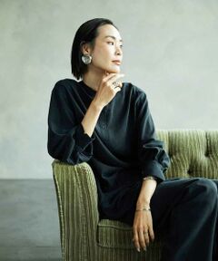 MICHEL KLEIN / ミッシェルクラン シャツ・ブラウス | [セットアップ対応]バンドカラーロングシャツブラウス