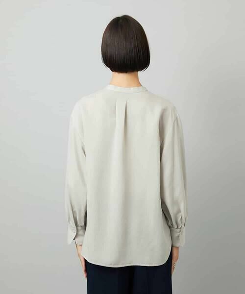 MICHEL KLEIN / ミッシェルクラン シャツ・ブラウス | [セットアップ対応]バンドカラーロングシャツブラウス | 詳細20