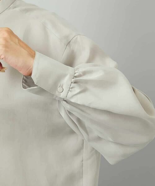 MICHEL KLEIN / ミッシェルクラン シャツ・ブラウス | [セットアップ対応]バンドカラーロングシャツブラウス | 詳細23