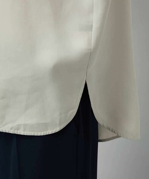 MICHEL KLEIN / ミッシェルクラン シャツ・ブラウス | [セットアップ対応]バンドカラーロングシャツブラウス | 詳細24