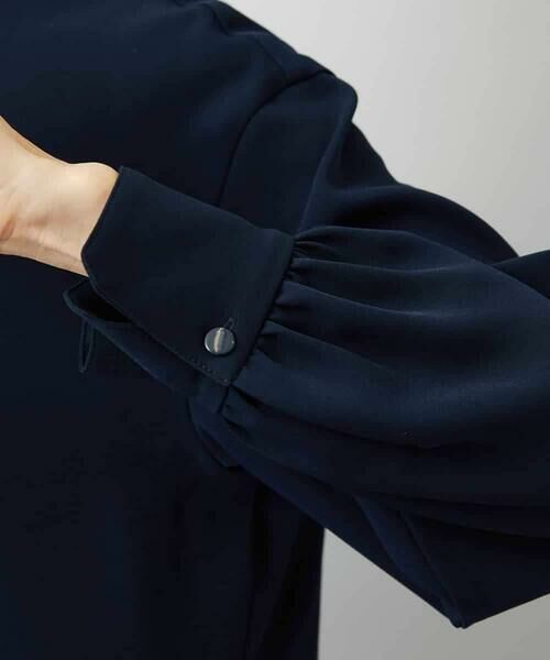 MICHEL KLEIN / ミッシェルクラン シャツ・ブラウス | [セットアップ対応]ノーカラーブラウス | 詳細19