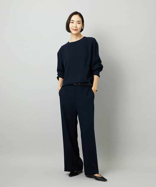 MICHEL KLEIN / ミッシェルクラン シャツ・ブラウス | [セットアップ対応]ノーカラーブラウス | 詳細9