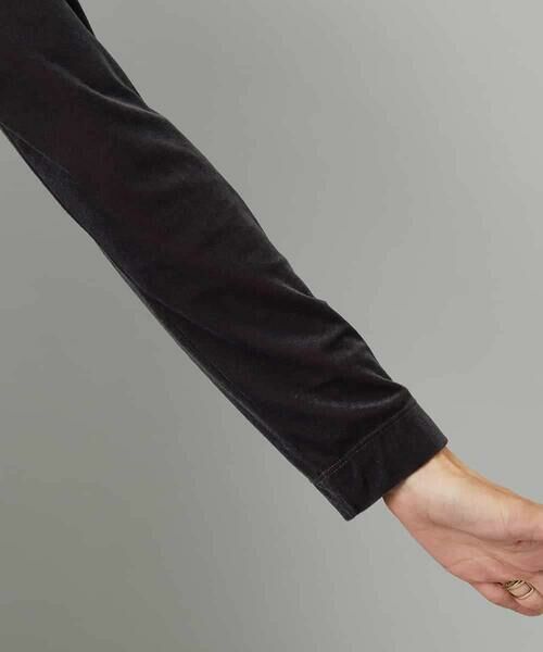 MICHEL KLEIN / ミッシェルクラン カーディガン・ボレロ | シアーベロアクルーネックカーディガン | 詳細20