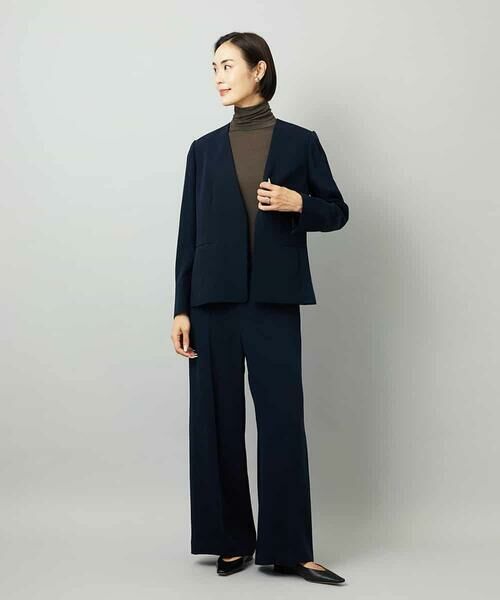 MICHEL KLEIN / ミッシェルクラン セットアップ | [セットアップ対応]ノーカラージャケット | 詳細11