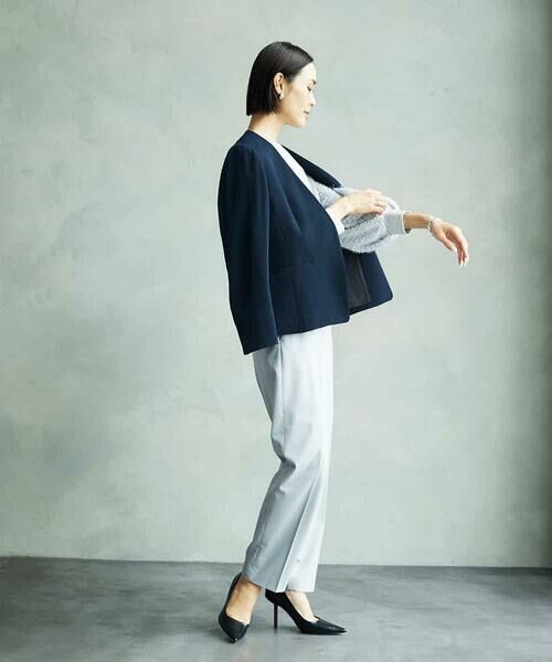 MICHEL KLEIN / ミッシェルクラン セットアップ | [セットアップ対応]ノーカラージャケット | 詳細7