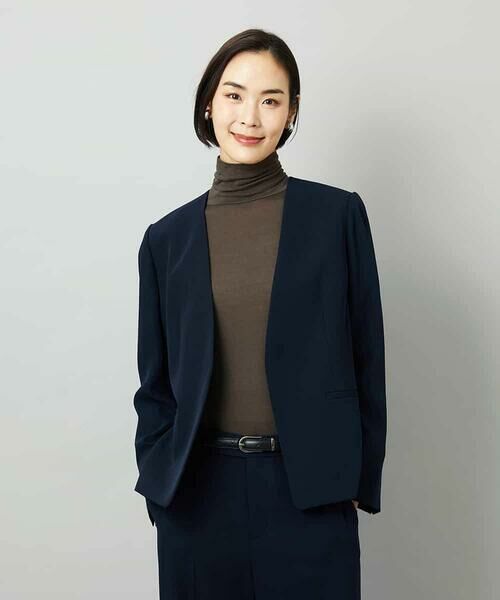 MICHEL KLEIN / ミッシェルクラン セットアップ | [セットアップ対応]ノーカラージャケット | 詳細8