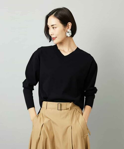 MICHEL KLEIN / ミッシェルクラン ニット・セーター | Vネックニット | 詳細12