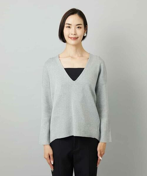 MICHEL KLEIN / ミッシェルクラン ニット・セーター | 深Vネックニットプルオーバー | 詳細19