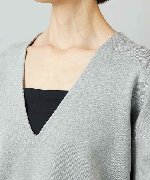 MICHEL KLEIN / ミッシェルクラン ニット・セーター | 深Vネックニットプルオーバー | 詳細22