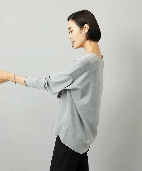 MICHEL KLEIN / ミッシェルクラン ニット・セーター | 深Vネックニットプルオーバー | 詳細5