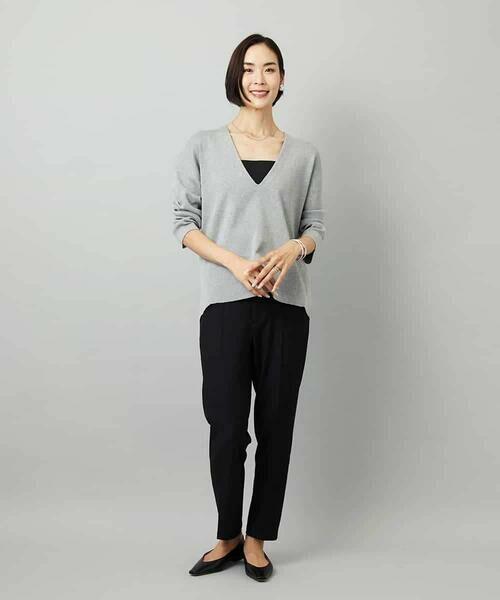 MICHEL KLEIN / ミッシェルクラン ニット・セーター | 深Vネックニットプルオーバー | 詳細7