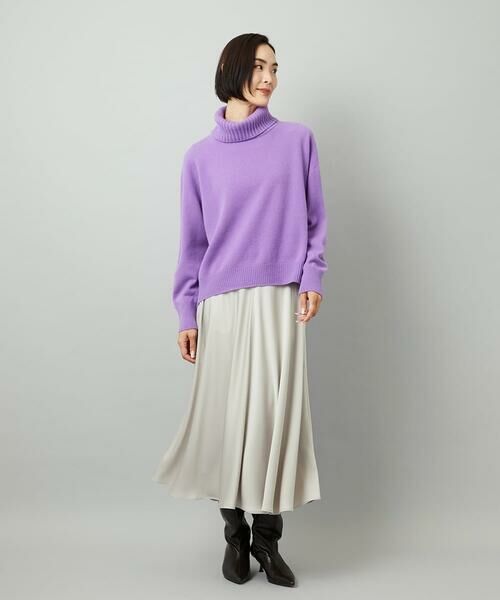 MICHEL KLEIN / ミッシェルクラン ニット・セーター | [新色追加][定番人気]ハイネックニット | 詳細16