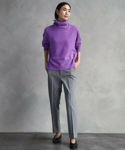MICHEL KLEIN / ミッシェルクラン ニット・セーター | [新色追加][定番人気]ハイネックニット | 詳細25