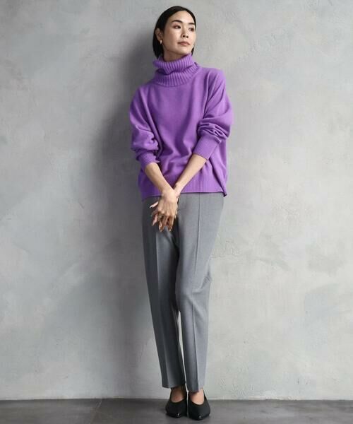 MICHEL KLEIN / ミッシェルクラン ニット・セーター | [新色追加][定番人気]ハイネックニット | 詳細26