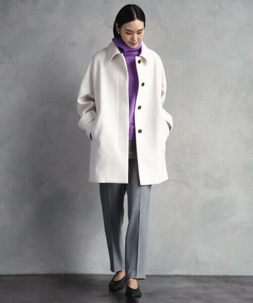 MICHEL KLEIN / ミッシェルクラン ニット・セーター | [新色追加][定番人気]ハイネックニット | 詳細28