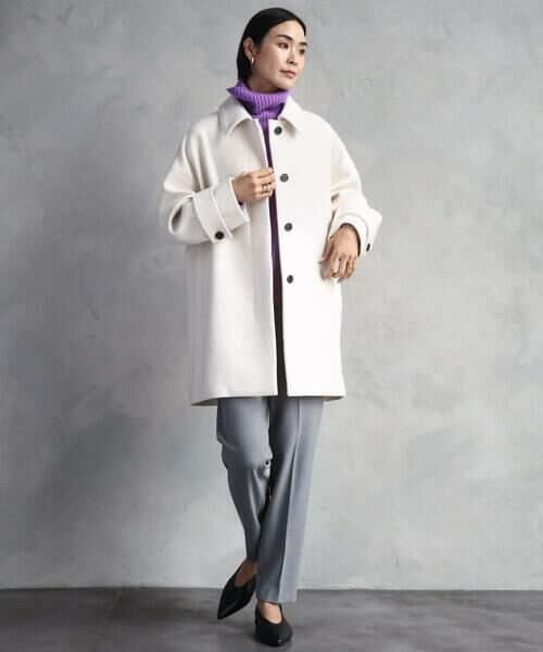 MICHEL KLEIN / ミッシェルクラン ニット・セーター | [新色追加][定番人気]ハイネックニット | 詳細29