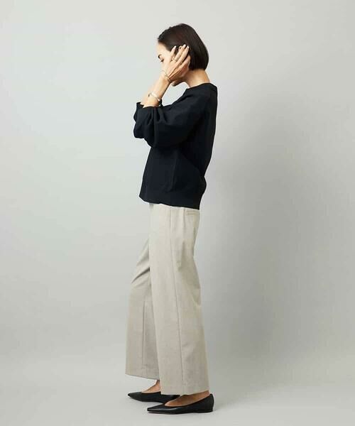 MICHEL KLEIN / ミッシェルクラン ニット・セーター | スウェットライクニットプルオーバー | 詳細10