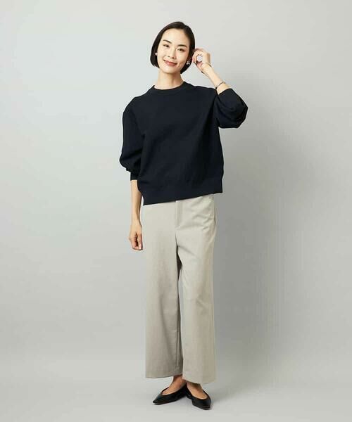 MICHEL KLEIN / ミッシェルクラン ニット・セーター | スウェットライクニットプルオーバー | 詳細11