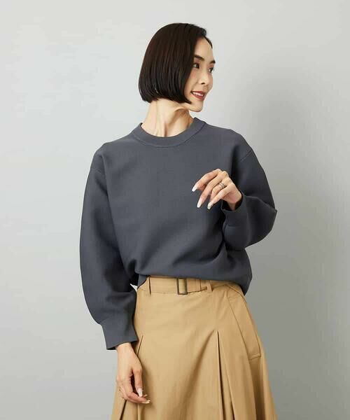 MICHEL KLEIN / ミッシェルクラン ニット・セーター | スウェットライクニットプルオーバー | 詳細18