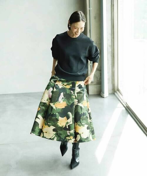 MICHEL KLEIN / ミッシェルクラン ニット・セーター | スウェットライクニットプルオーバー | 詳細2