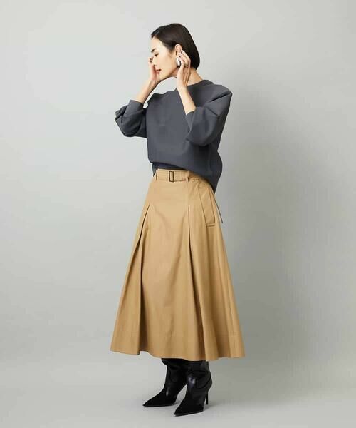 MICHEL KLEIN / ミッシェルクラン ニット・セーター | スウェットライクニットプルオーバー | 詳細22