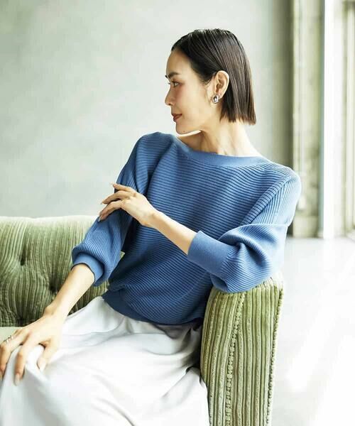 MICHEL KLEIN / ミッシェルクラン ニット・セーター | ホールガーメント(R)ドルマンスリーブニット | 詳細1