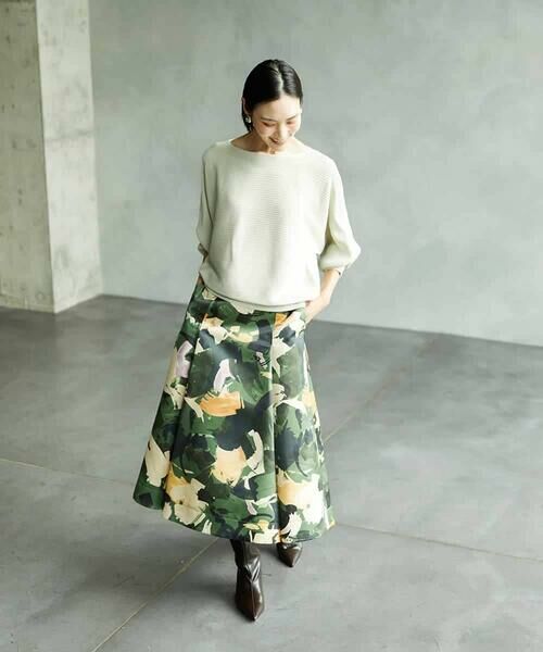 MICHEL KLEIN / ミッシェルクラン ニット・セーター | ホールガーメント(R)ドルマンスリーブニット | 詳細10