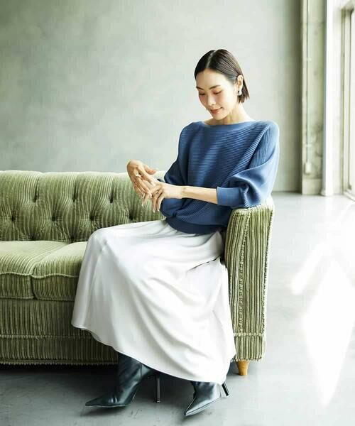 MICHEL KLEIN / ミッシェルクラン ニット・セーター | ホールガーメント(R)ドルマンスリーブニット | 詳細2