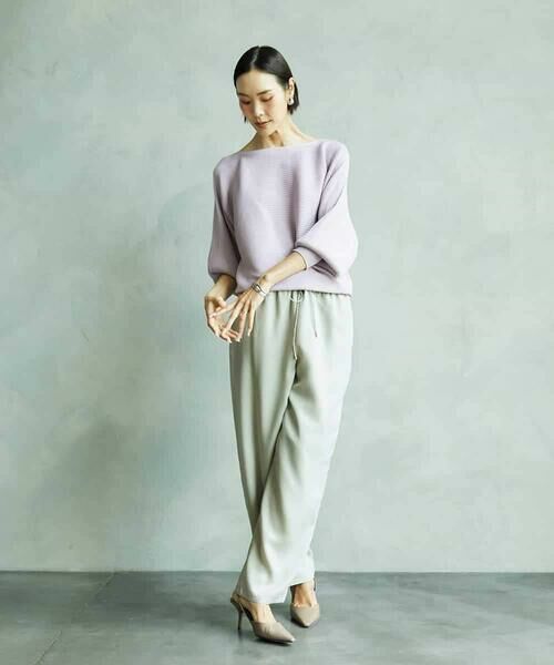 MICHEL KLEIN / ミッシェルクラン ニット・セーター | ホールガーメント(R)ドルマンスリーブニット | 詳細20