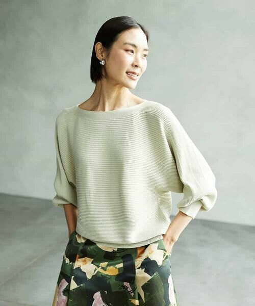 MICHEL KLEIN / ミッシェルクラン ニット・セーター | ホールガーメント(R)ドルマンスリーブニット | 詳細9