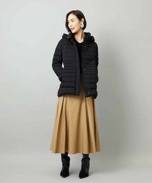 MICHEL KLEIN / ミッシェルクラン ロング・マキシ丈スカート | [セットアップ対応]ミリタリータックAラインスカート | 詳細19